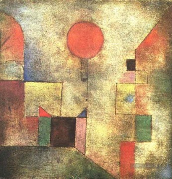  rote Kunst - Roter Ballon Paul Klee